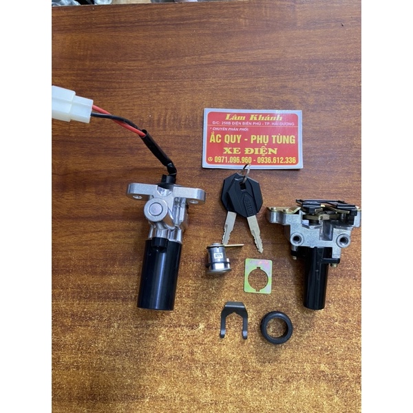 Bộ khoá điện xe Nijia - Bộ 3 khoá cực tốt