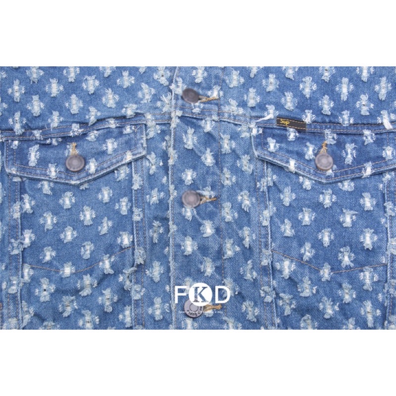 Áo bò Supreme 20SS/  Denim Trucker Jacket Supreme