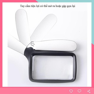 Kính lúp 2X cầm tay có đèn K10863 ( Chuyên dụng đọc sách báo, soi mạch )