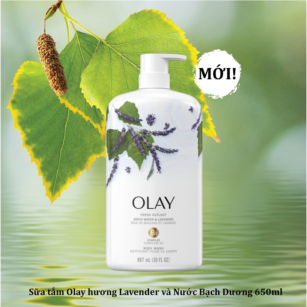 Sữa tắm dưỡng da Olay hương Lavender 887ml Hasaki Sản phẩm chính hãng