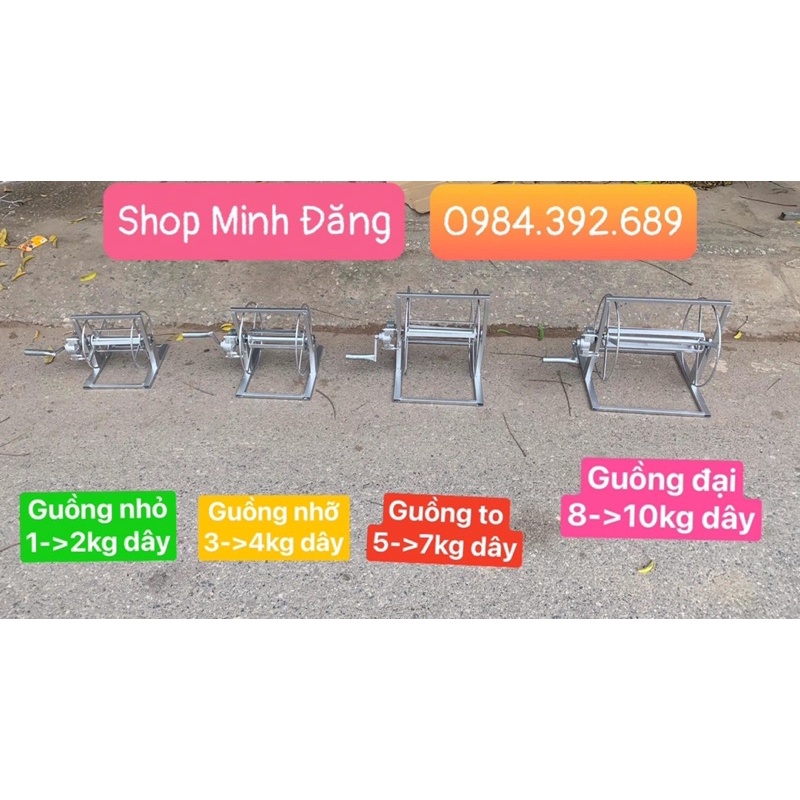 guồng trợ lực - hỗ trợ thu dây nhanh