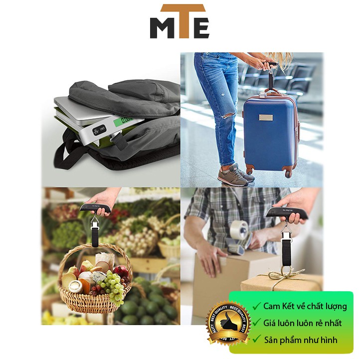 Cân điện tử cầm tay 50KG - cân treo điện tử cầm tay mini đi chợ, cân hành lý