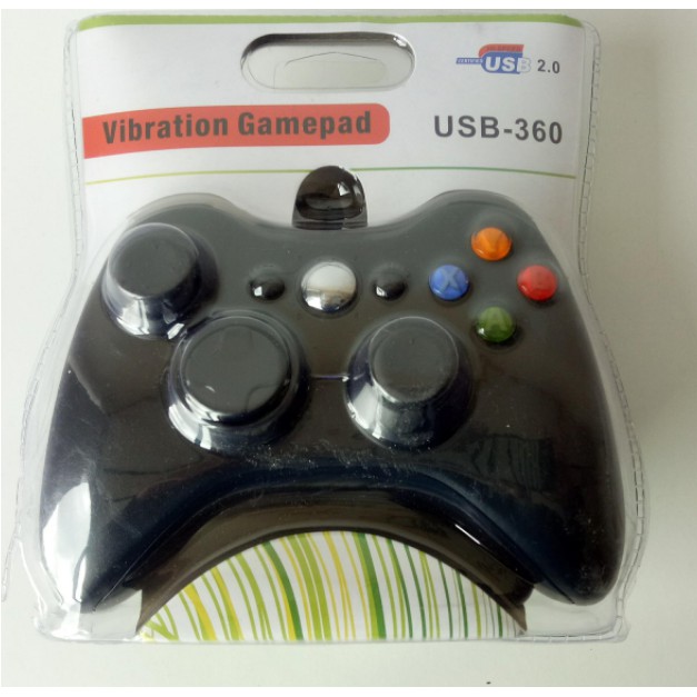 { Ở ĐÂU RẺ HƠN HOÀN TIỀN]Tay cầm game Vibration USB-360 có dây cho PC