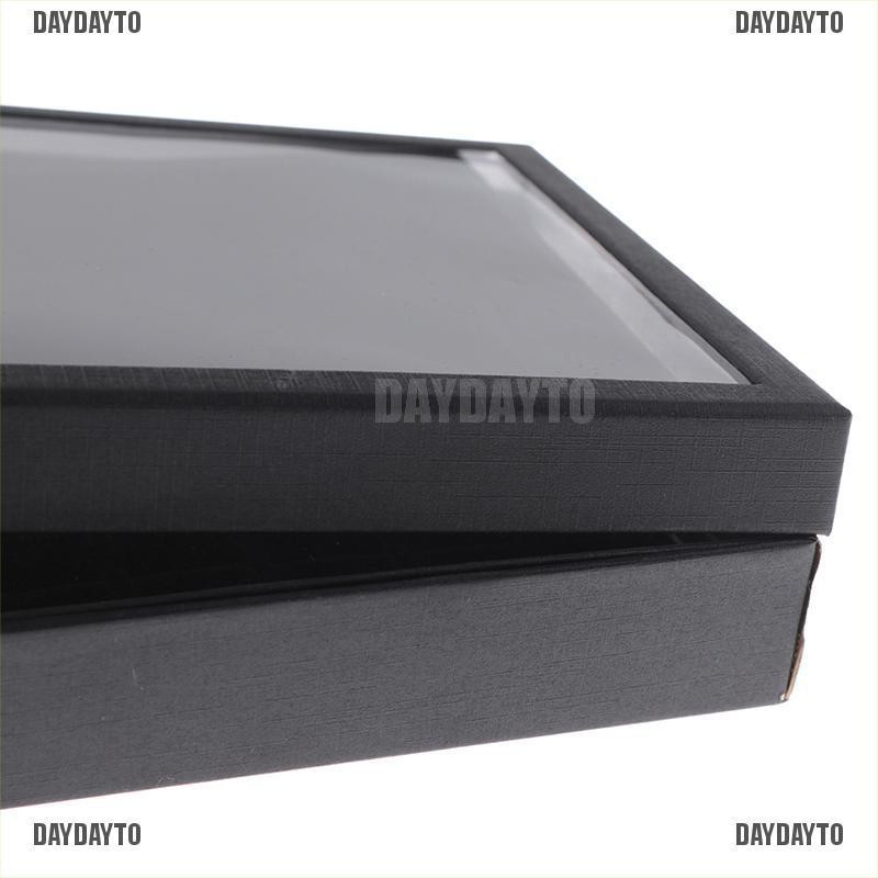 Hộp Đựng Nhẫn 100 Ngăn Màu Đen#