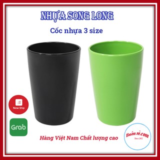 Cốc nhựa phíp, ly uống nước Song Long 3 kích thước ( 2808, 2809, 2810) – Buôn Rẻ