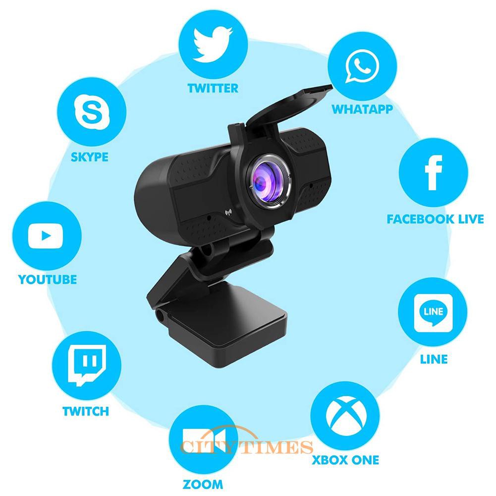 Webcam Usb Hd 1080p Kèm Phụ Kiện | BigBuy360 - bigbuy360.vn