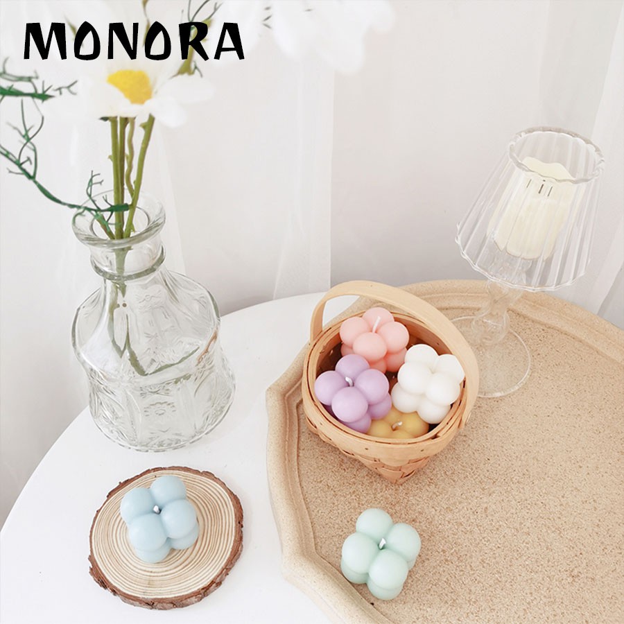 Nến Đèn Cầy trang trí decor C20 hình rubik mini an toàn cao cấp phong cách Hàn Quốc giúp thư giãn candles decor