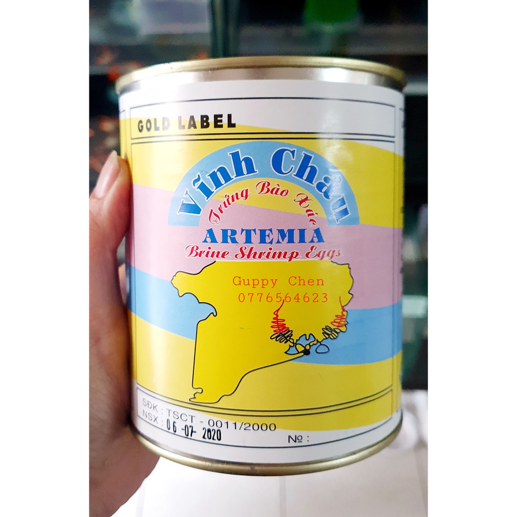 Artemia Vĩnh Châu cao cấp 5 sao cho cá cảnh 50g 100g