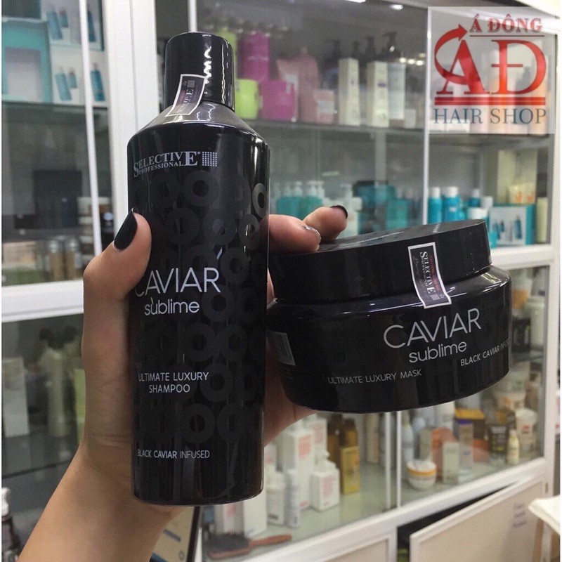 BỘ DẦU GỘI Ủ TÓC SELECTIVE CAVIAR TRỨNG CÁ TẦM 250ML*2