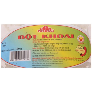 Bột Khoai Việt San (100g) Làm Thạch,Chè Date 2020