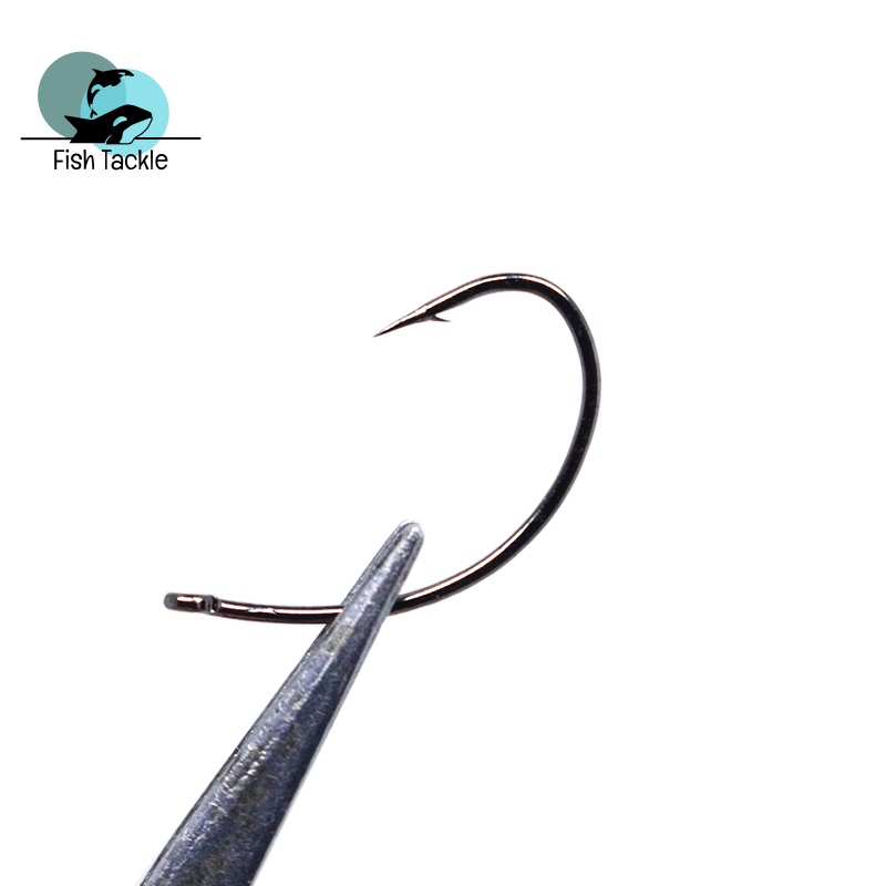 Bộ 10 Móc Câu Cá Màu Đen Chất Lượng Cao