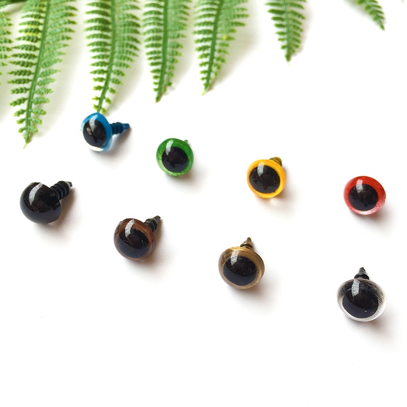 Set 80/40 Cặp Mắt 8 Màu 10mm Cho Đồ chơi nhồi bông