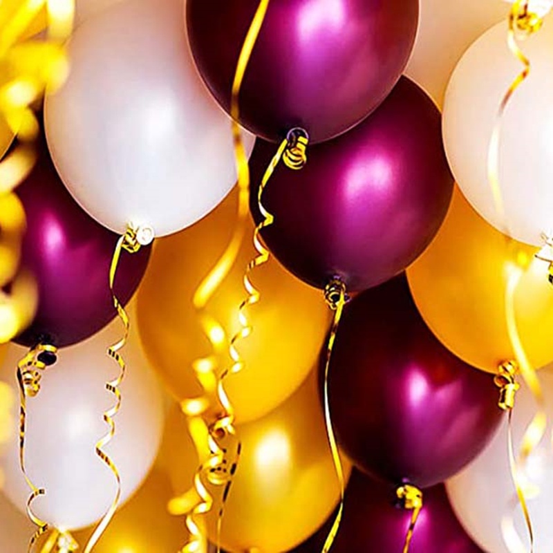 Cuộn dây ruy băng màu lấp lánh dài 10m trang trí tiệc tiện dụng