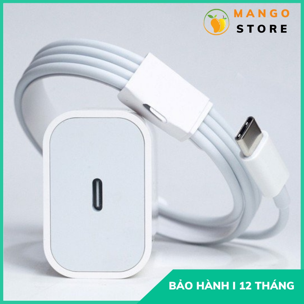 Bộ sạc nhanh iPhone 20w Sạc Nhanh Cho iPhone X XS XSM 11 11Pro 11 Promax 12 12Promax 13 13Promax