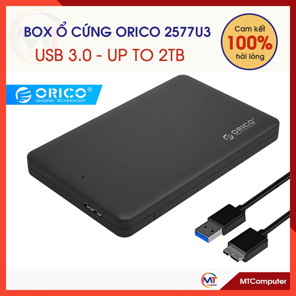Box ổ cứng ORICO 3.0 SSD HDD 2.5 chất lượng cao, Hộp đựng ổ cứng cao cấp Orico 2.5 inch 3.0 - SATA to USB 3.0