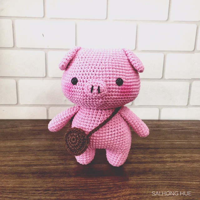 Thú móc len ~ Heo chân ngắn