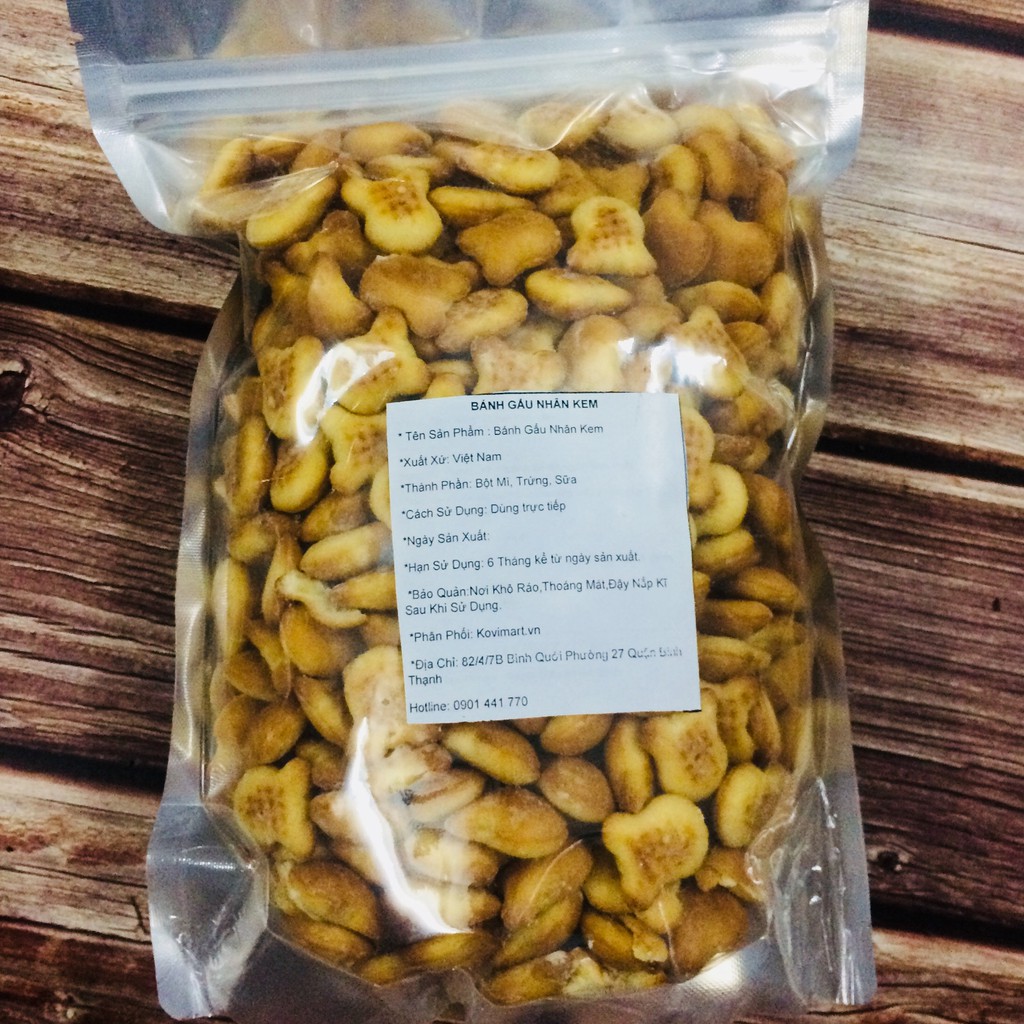 BÁNH GẤU NHÂN KEM 500G | BigBuy360 - bigbuy360.vn