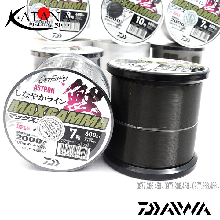 Cước Câu Nội Địa Nhật - DAIWA MAXGAMMA - Size Lớn săn hàng 600m