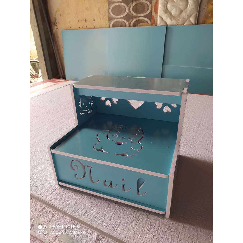 Kệ chân Nail có ngăn