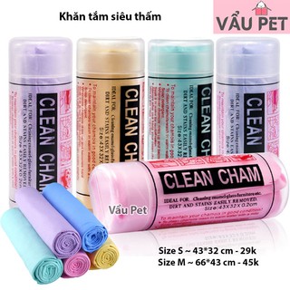 Khăn tắm siêu thấm cho thú cưng