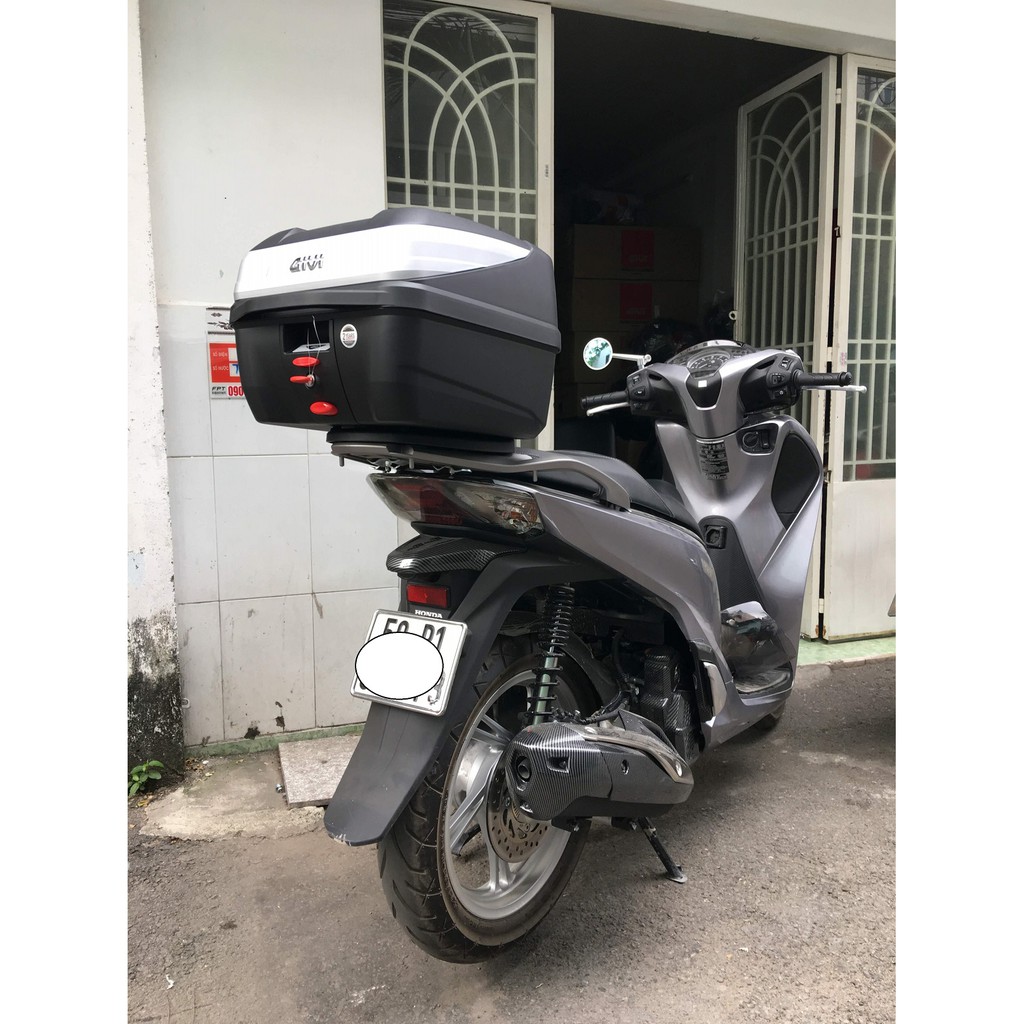 Thùng xe SH mẫu B32N Bold, 32 lit, hàng givi chính hãng, bh 2 năm