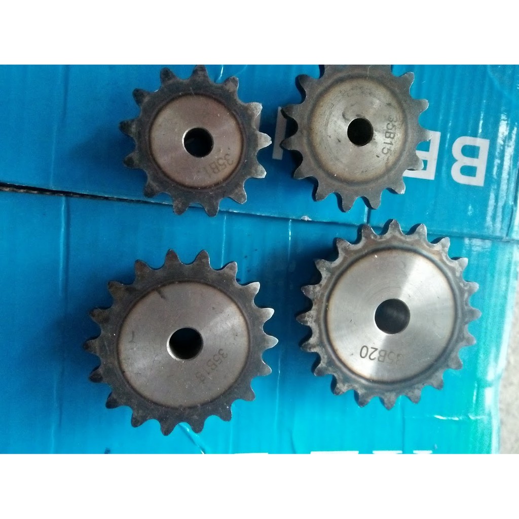 Bánh răng xích 35 B, nhông xích 35 B, đĩa xích 35 10 răng-20 răng