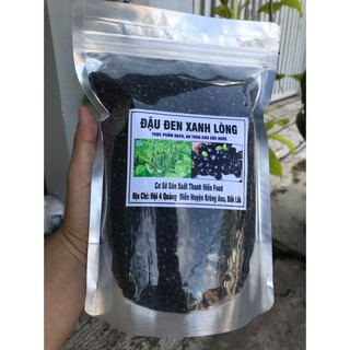 Đậu đen xanh lòng, Đỗ Đen xanh lòng, loại trồng hữu cơ, hạt nhỏ, Chuẩn đậu quê. ( Túi 0,5 kg)