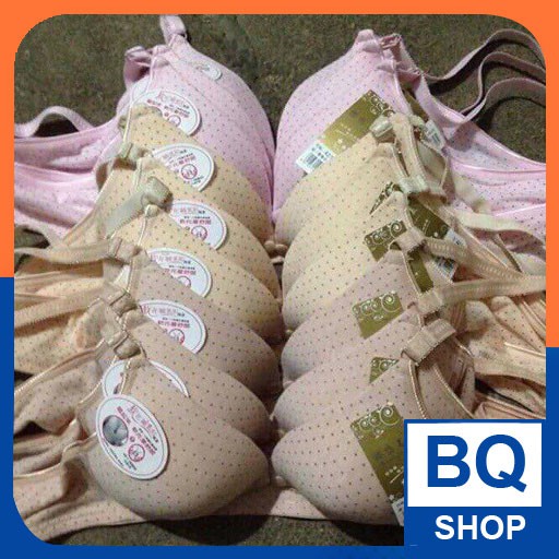 Áo lót bầu cho con bú mã chấm bi có cúc bấm hàng loại đẹp BQSHOP