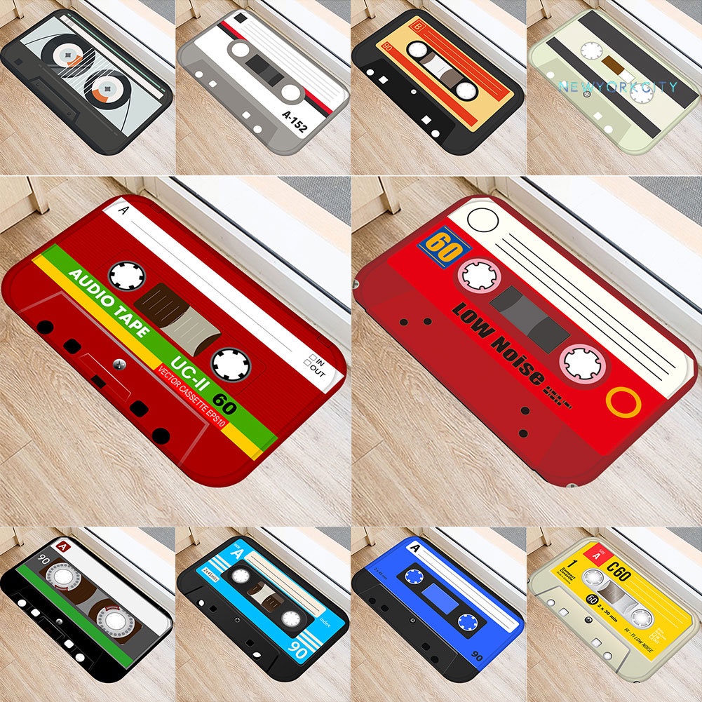 Thảm Chùi Chân Chống Trượt Thấm Hút Nước Bằng Vải Flannel