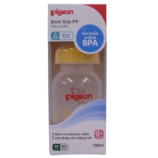 Bình sữa pigeon pp tiêu chuẩn 120ml