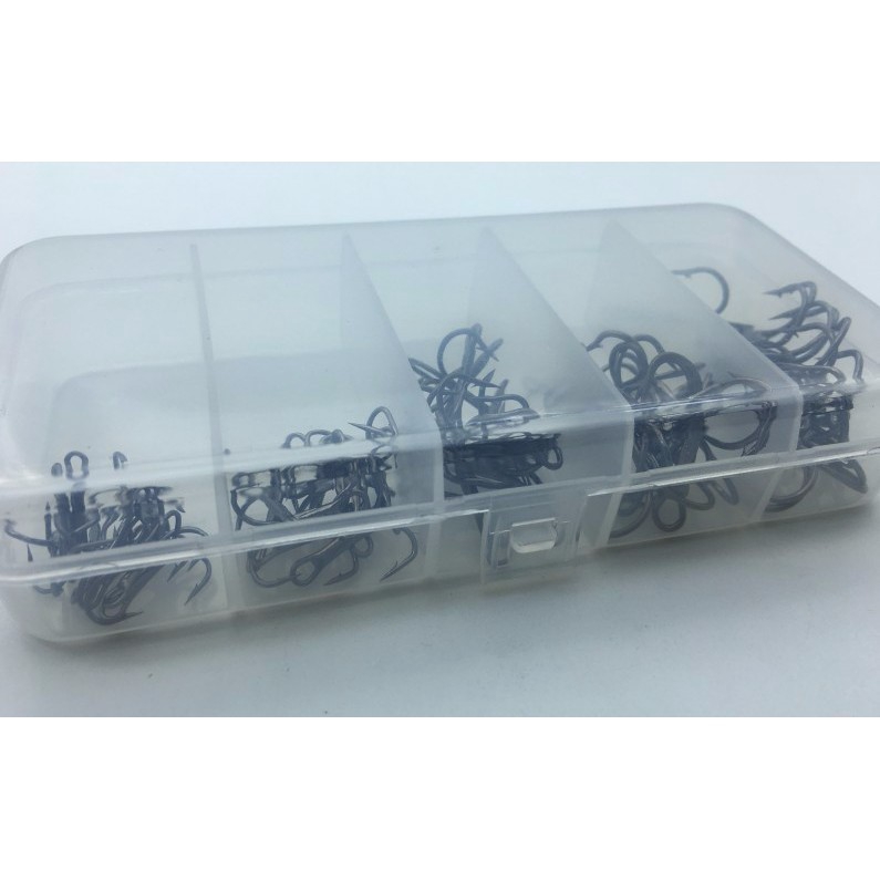 Hộp 50 Lưỡi Câu Cá Size 2 / 4 / 6 / 8 / 10 Mới