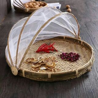 Mẹt tre gắn lưới mùng
