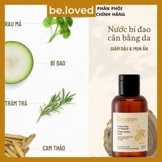 Cocoon Toner bí đao cân bằng da 140ml, nước bí đao cân bằng độ PH,giảm dầu-BELOVED