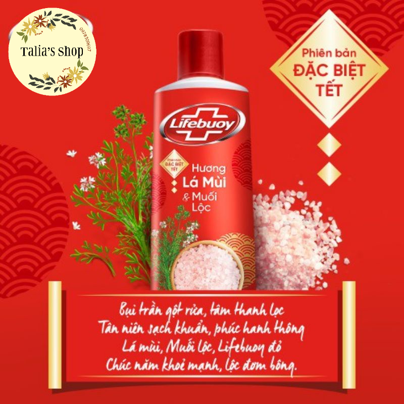 200g - Sữa tắm Lifebuoy trà phúc muối lộc