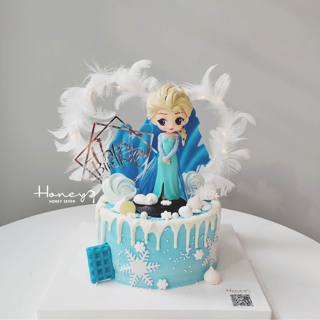 Công chúa Elsa váy xanh
