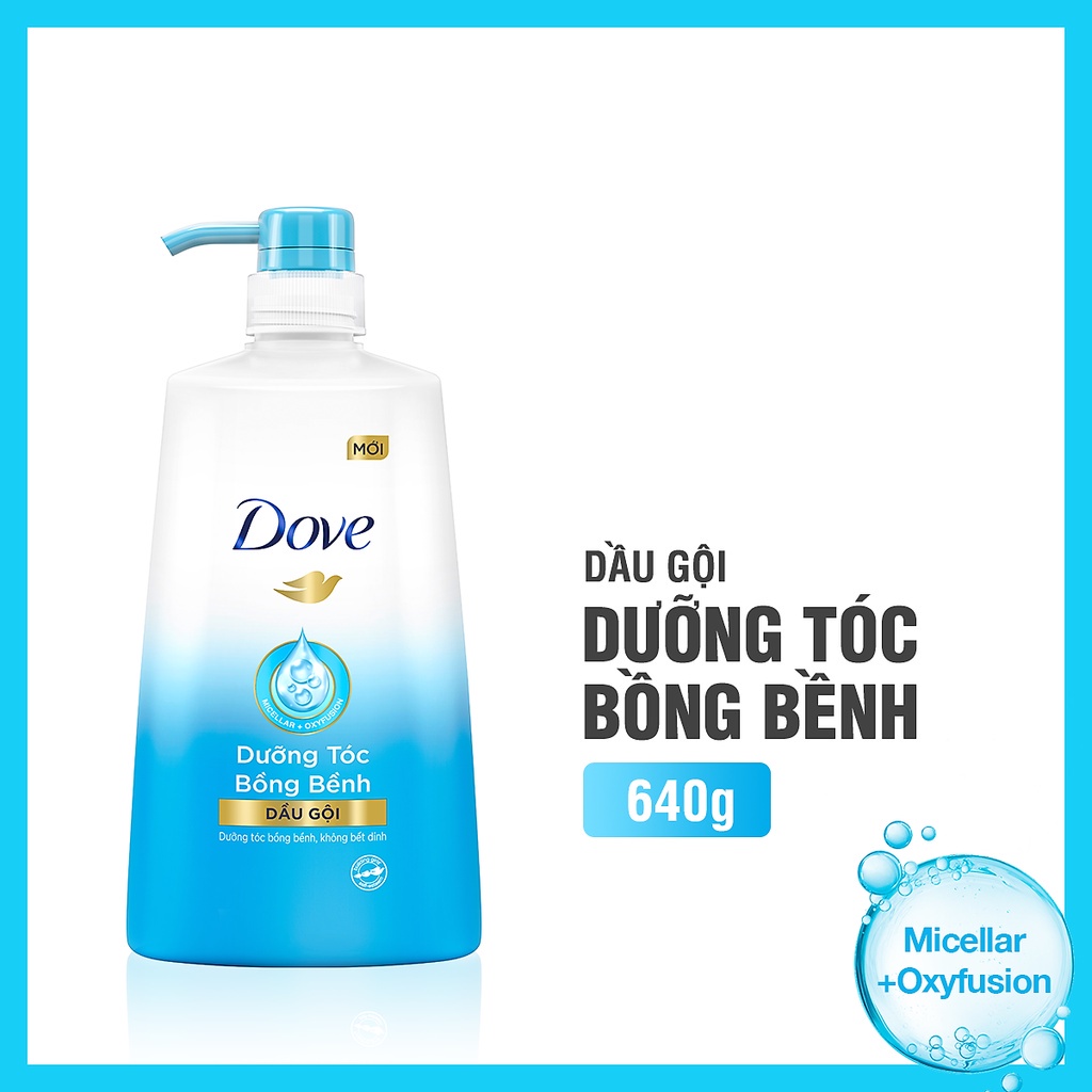 Dầu gội dưỡng tóc bồng bềnh Dove 640g