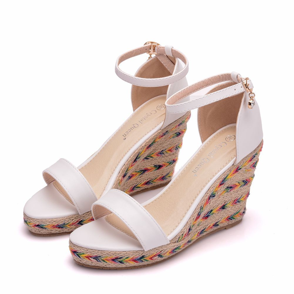 SANDAL ĐẾ XUỒNG TRẮNG | ĐẾ NHIỀU MÀU
