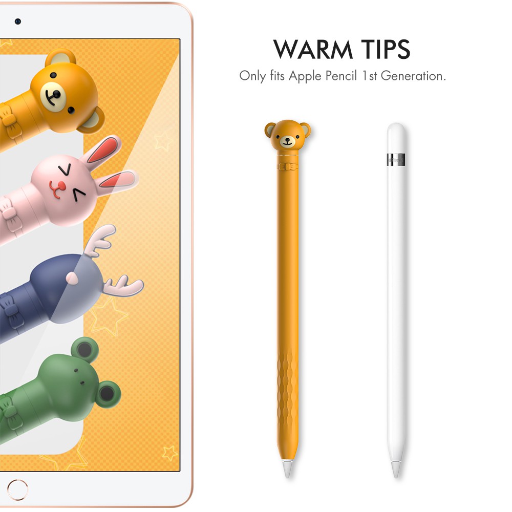 Ốp Case Apple Pencil 1 Đầu Ngộ Nghĩnh Chính Hãng Aha Style