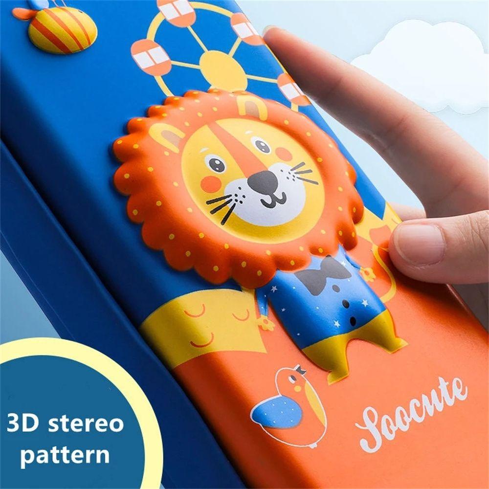 Túi Đựng Bút EVA Hình Động Vật 3D Dễ Thương Ốp