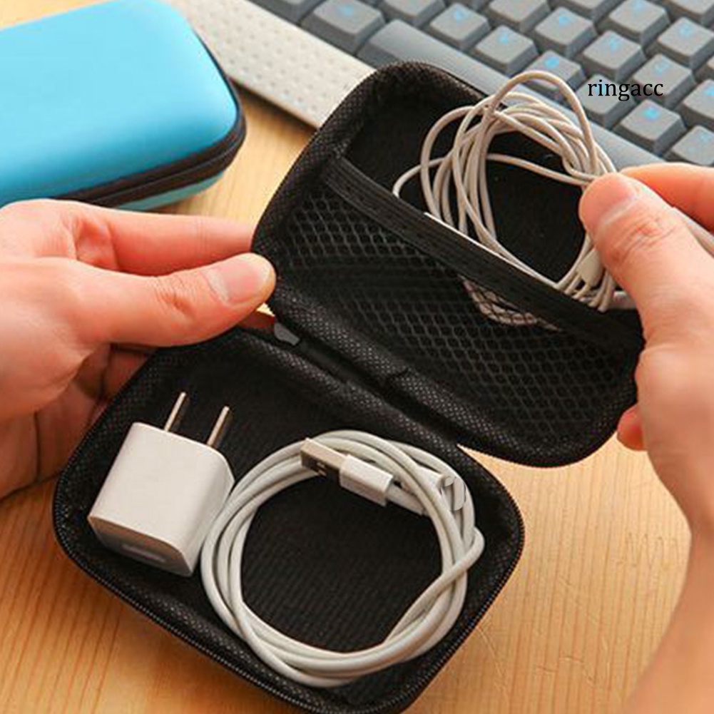 Túi đựng tai nghe USB hình chữ nhật / hình vuông sử dụng tiện lợi 