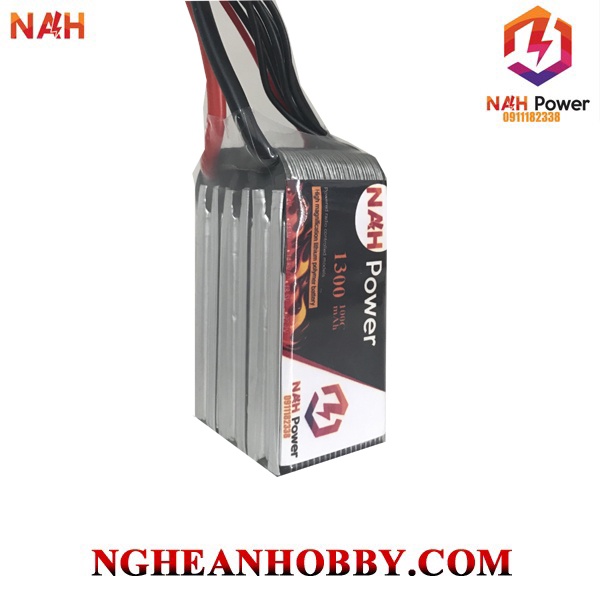Pin 4s 14.8V 1300mAh 100C cho anh em cánh bằng, FPV...