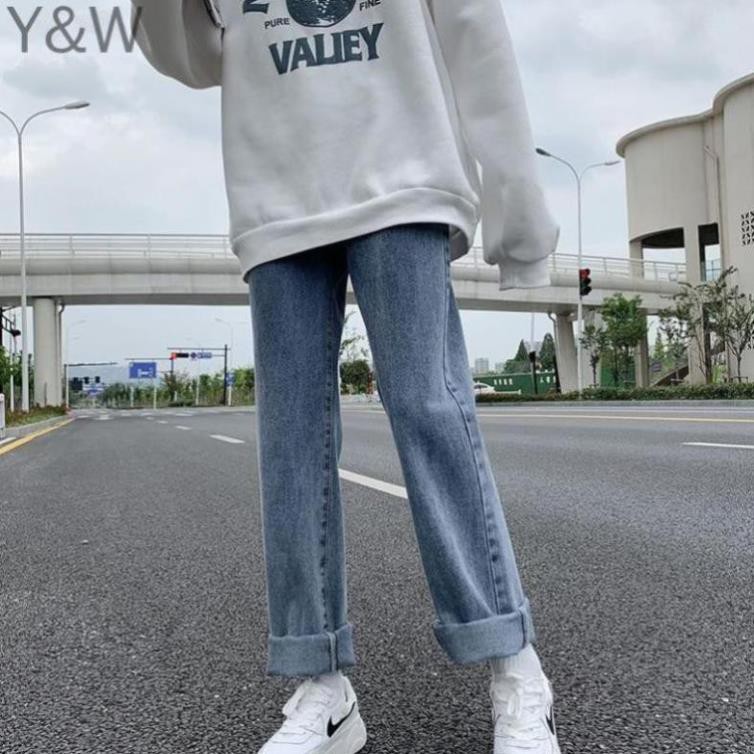 Quần Jean Nữ, Quần Baggy Nữ Dáng Suông Ống Rộng NS-01