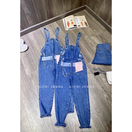 [TRENDING+VOUCHER]Yếm jeans AIORI thời trang cao cấp chất bò jean dày dặn bán chạy mã_Y001