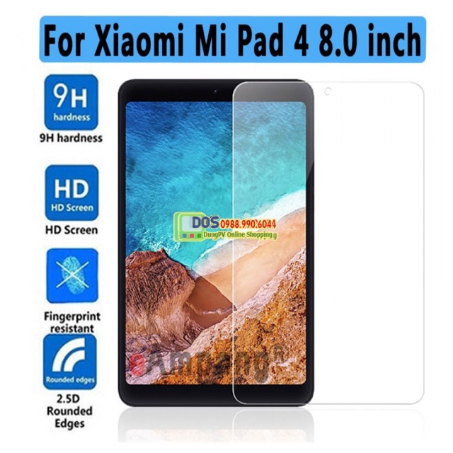 Kính cường lực Xiaomi Mipad 4 8.0 inch/ mipad 4 plus