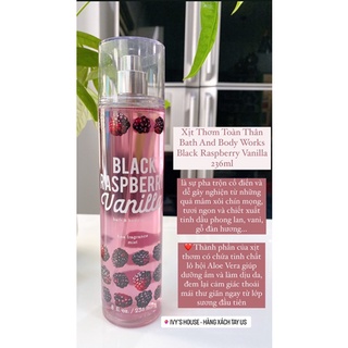 Nước hoa xịt thơm toàn thân Bath&Body Work