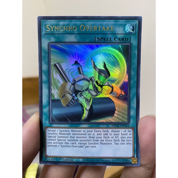Thẻ bài Yugioh Synchro Overtake