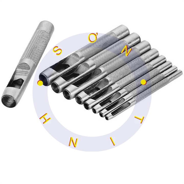 Đục Lỗ Da Bộ 9 Cây 2.5-10mm Tolsen 25093