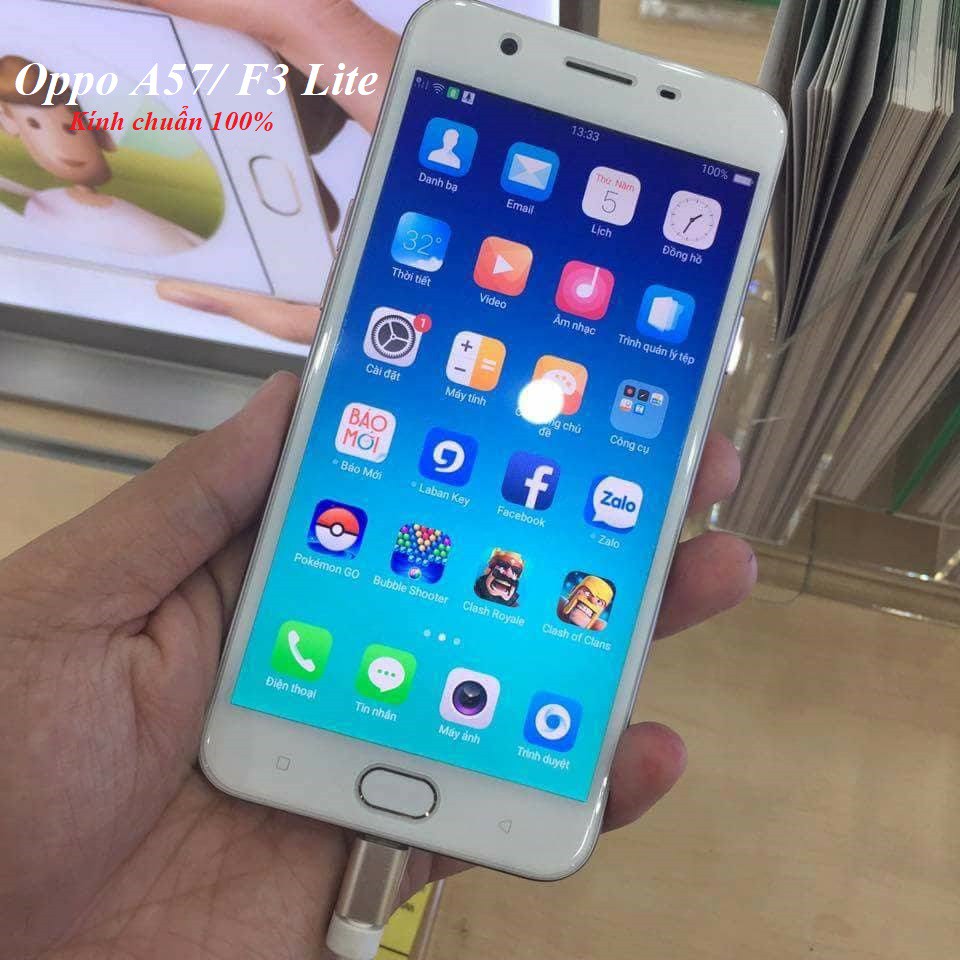 Oppo F3 Lite/ A57| Kính cường lực 3D Full màn hình dành cho Oppo F3 Lite/ Oppo A57