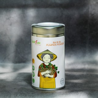 [Dalahouse] Bột Bí Đỏ nguyên chất Hộp 150g (100% Natural Pumpkin powder)