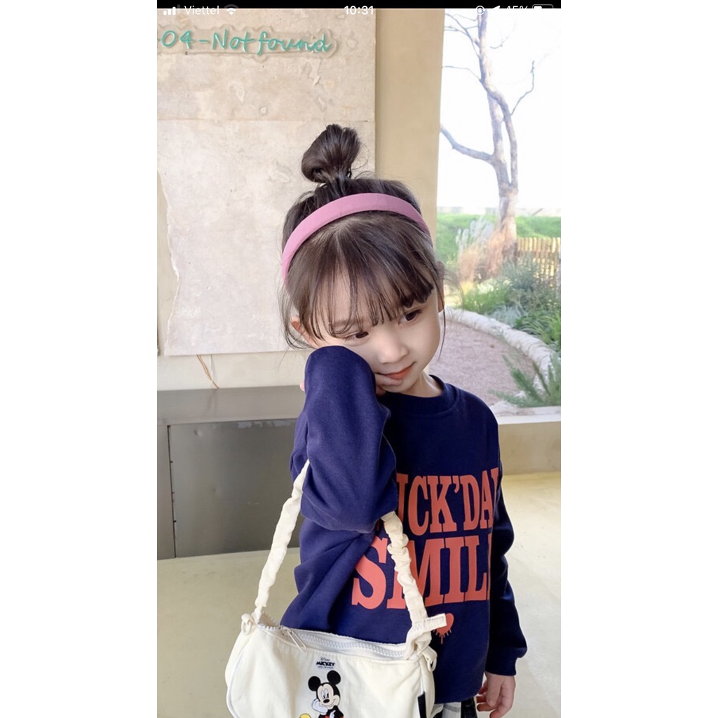 Bộ Dài Tay Thu Đông Năng Động, Khỏe Khoắn Cho Bé Gái Áo Cotton, Quần Len Tăm Thể Thao Cho Bé 8-20kg B1025